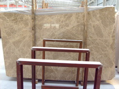Emperador Light marble slabs